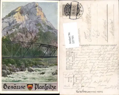 537701,E.F. Hofecker Gesäuse Planspitze Johnsbach Admont pub Schulverein 598