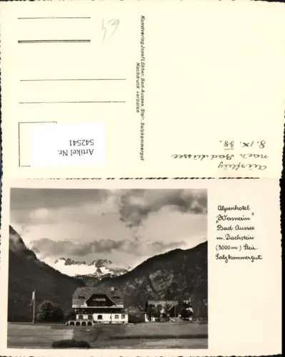 542541,Bad Aussee Salzkammergut Hotel Wasnerin