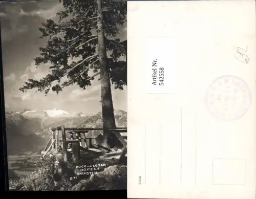 542558,seltene Foto-AK Bad Aussee Salzkammergut Blick vom Loser Altaussee Alt Aussee