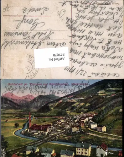547070,Selzthal Selztal m. Gr. Pyhrgas und Scheiblingstein pub Purger 13692