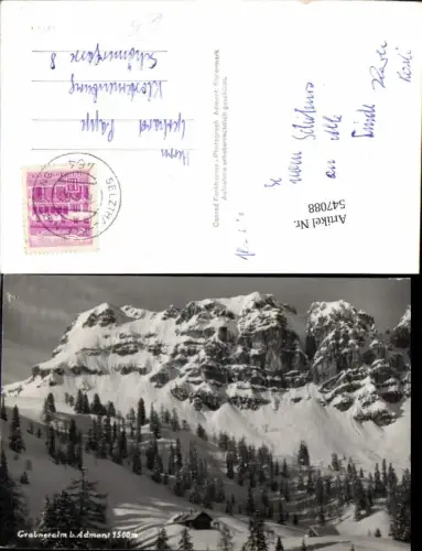 547088,Grabneralm bei Weng Admont Gesäuse Bahnpost Zug 464 Selzthal Klein Reifling