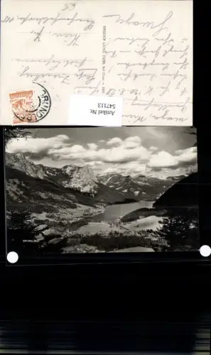 547113,tolle Foto-AK Grundlsee b. Aussee