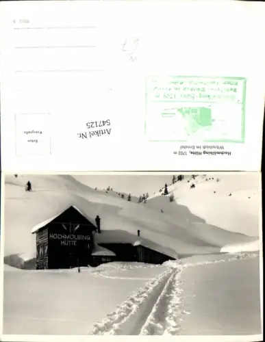 547125,Foto-AK Hochmölbling Hütte b. Wörschach im Ennstal Liezen