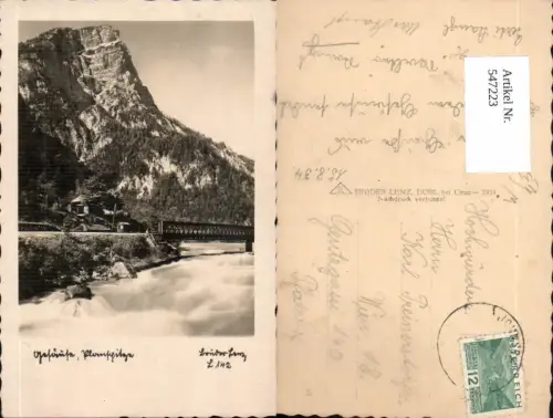 547223,Gesäuse Planspitze Brücke b. Johnsbach Admont