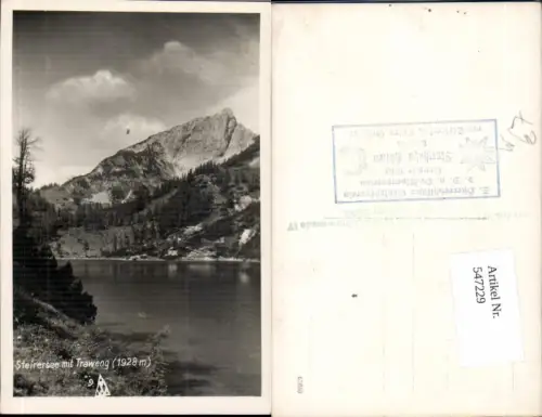 547229,tolle Foto-AK Steirersee bei Tauplitz Mitterndorf Traweng