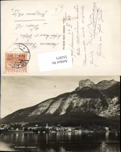 552971,Alt Aussee m. Backenstein Fischerndorf