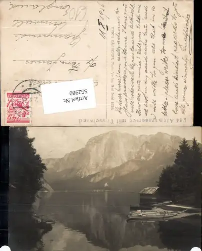 552980,tolle Foto-AK Alt Aussee m. Trisselwand pub Bährendt 234
