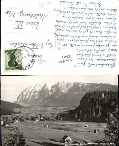 553011,tolle Foto-AK Obersdorf Maria Kumitz Mitterndorf Grimming pub Sepp Kain 637
