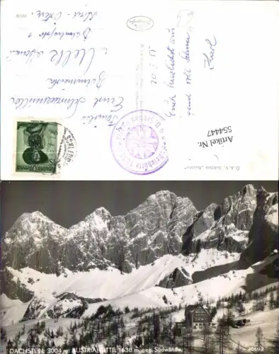 554447,Dachstein Austriahütte Ramsau bei Schladming Südwand