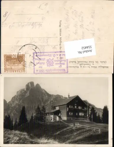 554452,Foto-AK Mödlingerhütte bei Johnsbach Admont Reichenstein