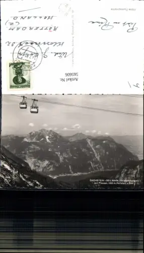 565606,Foto Ak Ramsau am Dachstein Dachstein Seilbahn m. Plassen Hallstatt u. See Gondel pub Cosy 7508