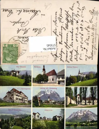 573545,Irdning mit Grimming Villa Falkenhof Schloss Gumoenstein Schloss Pichlarn Kapuziner-Kloster