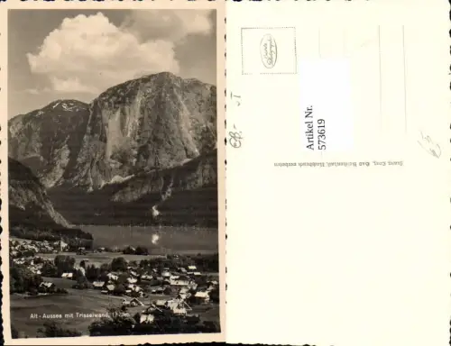 573619,Foto Ak Altaussee m. Trisselwand