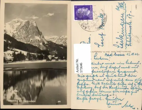 573646,Grundlsee m. Backenstein Winteransicht
