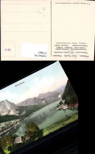 573667,Grundlsee Ansicht pub F. E. Brandt 116