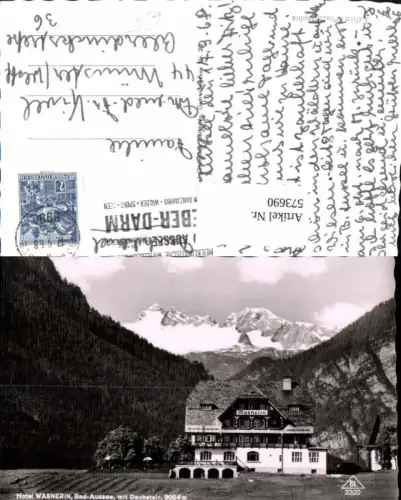 573690,Bad Aussee Hotel Wasnerin m. Dachstein