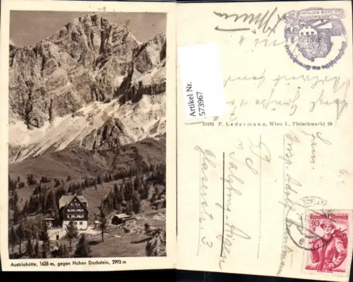 573967,Austriahütte geg. Hohen Dachstein Ramsau am Dachstein