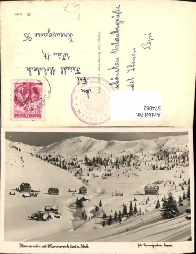 574082,Planneralm Irdning-Donnersbachtal Winteransicht pub Foto Baumgartner
