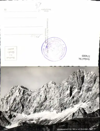 574089,Foto Ak Dachstein-Südwand-Hütte Ramsau am Dachstein