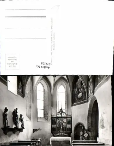 574108,Foto Ak Bad Aussee Spitalkirche Innenansicht