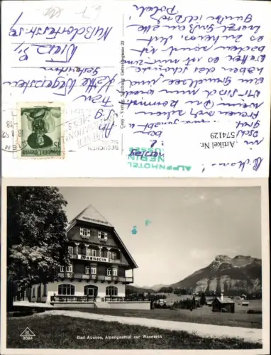 574129,Bad Aussee Alpengasthof zur Wasnerin