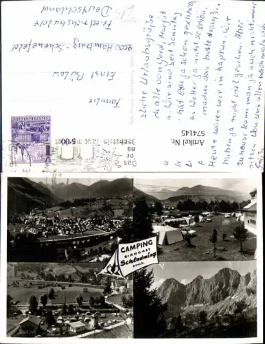 574145,Mehrbild Ak Schladming Campingplatz Berge
