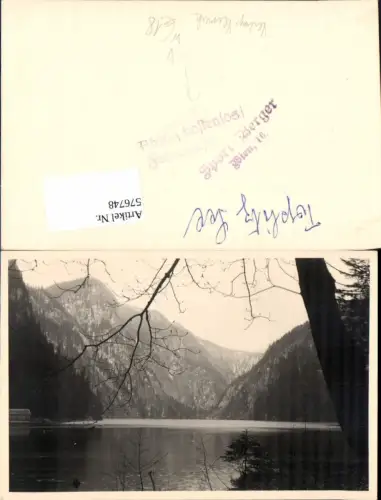 576748,Foto-AK Tolplitzsee b. Aussee Grundlsee Verlags Rohabzug Sport Berger