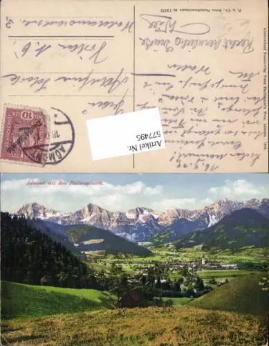 577495,Admont im Gesäuse m. Hallermauern pub Purger Co. 13973