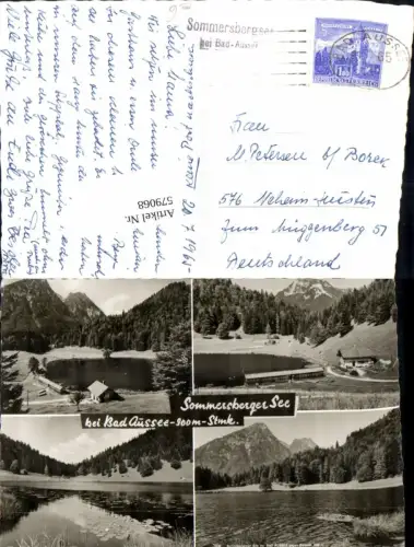 579068,Mehrbild Ak Sommersbergsee b. Bad Aussee