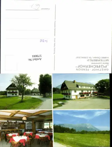 579081,Mehrbild Ak Öblarn Gasthof Pension Pürcherhof