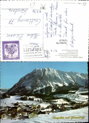 579137,Tauplitz Bad Mitterndorf m. Grimming Winteransicht