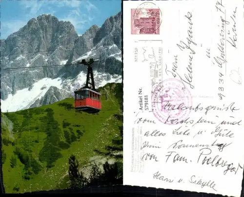 579181,Dachstein Südwandbahn Ramsau a. Dachstein Seilbahn Gondel