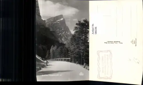 580236,Foto Ak Gesäuse Planspitze Straße Weng im Gesäuse