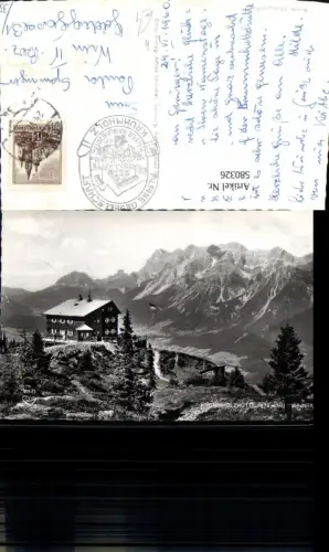 580326,Foto Ak Haus Ennstal Krummholzhütte m. Dachstein