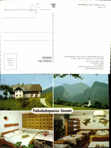 580629,Mehrbild Ak Admont Frühstückspension Gassner