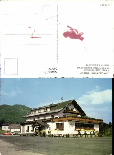 580639,Bad Mitterndorf Jagdhof Hübler