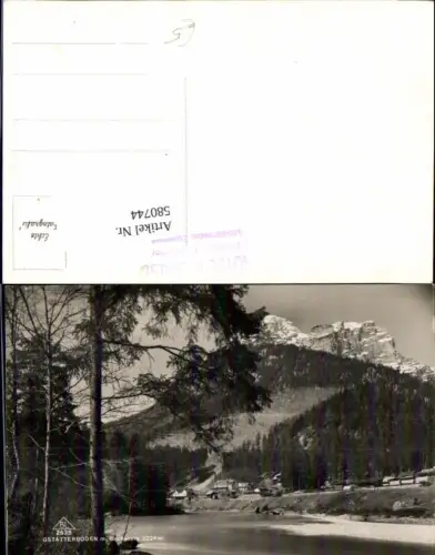 580744,Foto Ak Gstatterboden m. Buchstein Weng im Gesäuse