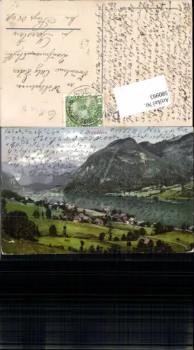 580993,tolle AK Grundlsee Salzkammergut pub Brandt 700