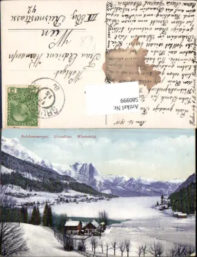 580999,tolle AK Grundlsee Salzkammergut pub Brandt 453