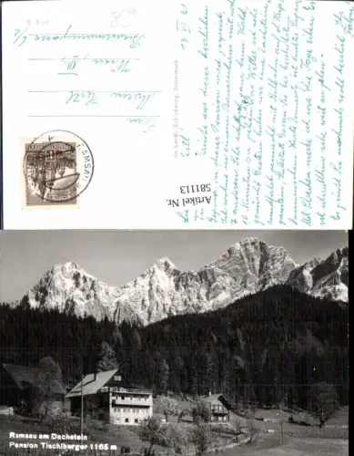 581113,Foto Ak Ramsau a. Dachstein Pension Tischlberger