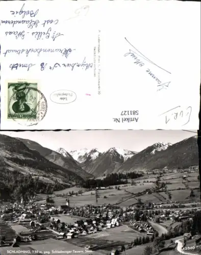 581127,Foto Ak Schladming geg. Schladminger Tauern