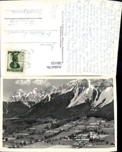 581155,Ramsau a. Dachstein geg. Dachsteinsüdwand