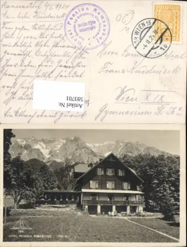 593701,Foto-AK Ramsau Hof Hotel Pension Schladming