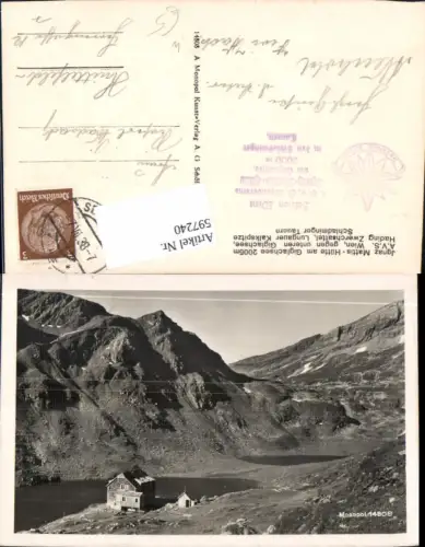597240,Ignaz Mattis Hütte am Giglachsee Schladming 1938