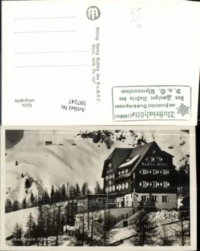 597247,Austriahütte bei Ramsau Schladming
