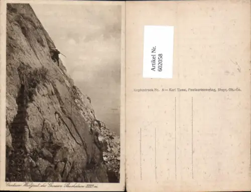 602058,Gesäuse Johnsbach Admont Westgrat Buchstein Kletterer Bergsteiger