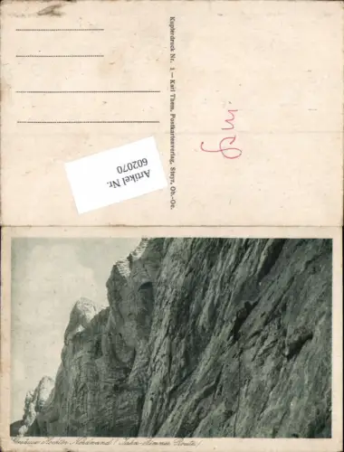 602070,Gesäuse Johnsbach Admont Hochtor Nordwand Kletterer Bergsteiger