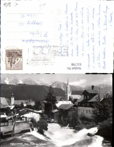611798,Foto Ak Schladming Motiv a. Talbach