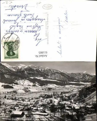 611805,Foto Ak Schladming Winteransicht