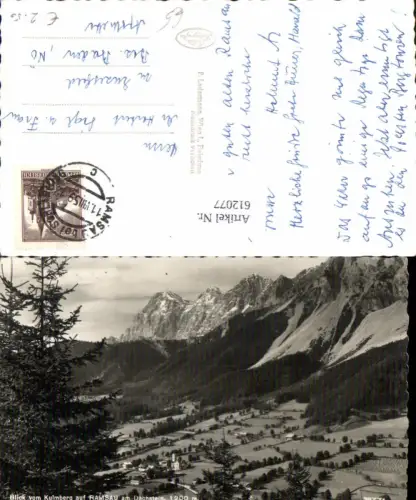 612077,Ramsau am Dachstein bei Schladming vom Kulmberg Kulm